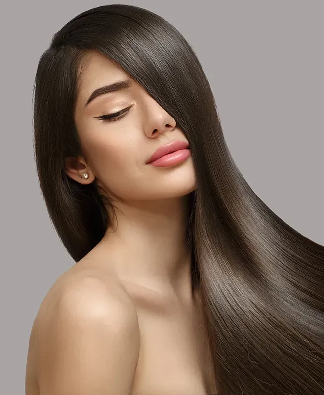 Longs cheveux noirs vague$
